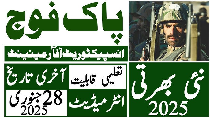 Latest Pakistan Army Management Posts Haripur 2025